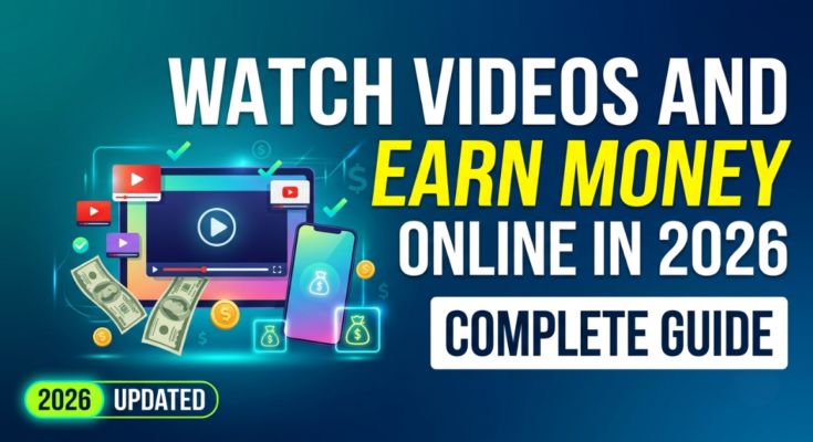 Watch Videos and Earn Money Online in 2026 Complete Guide